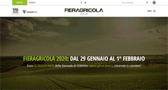 Desktop Screenshot of fieragricola.it